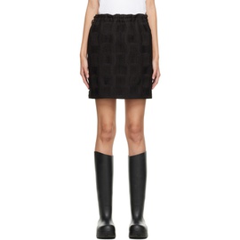 보테가 베네타 Bottega Veneta Black Quilted Miniskirt 222798F090000