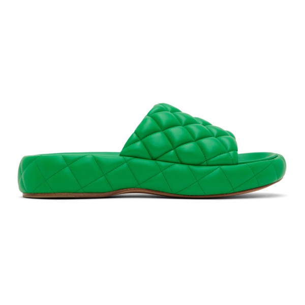보테가베네타 보테가 베네타 Bottega Veneta Green Padded Sandals 222798F124006