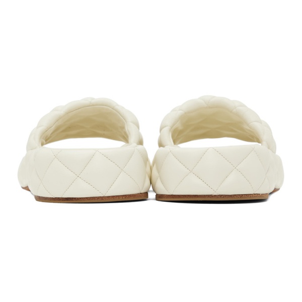 보테가베네타 보테가 베네타 Bottega Veneta White Padded Sandals 222798F124008