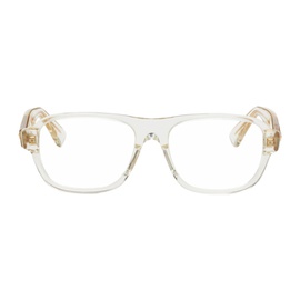 보테가 베네타 Bottega Veneta Transparent Square Glasses 222798M133014