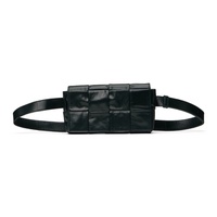 보테가 베네타 Bottega Veneta Black Mini Cassette Belt Bag 222798M170003