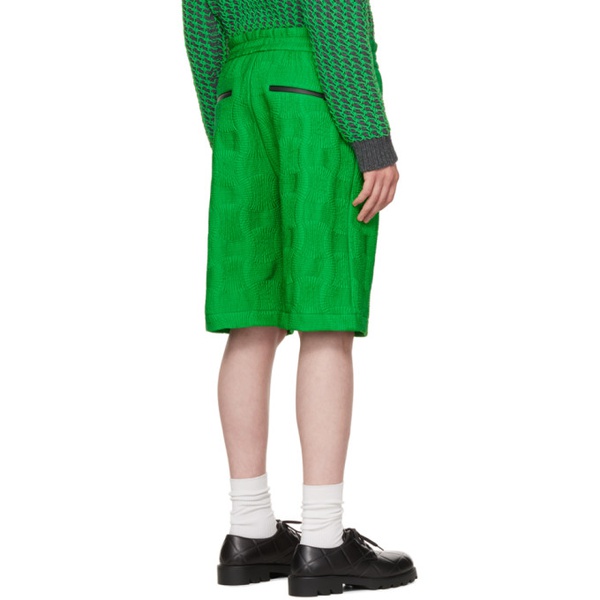 보테가베네타 보테가 베네타 Bottega Veneta Green Insulated Shorts 222798M193000
