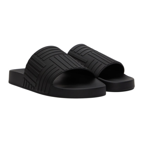 보테가베네타 보테가 베네타 Bottega Veneta Black Slider Sandals 222798M234016