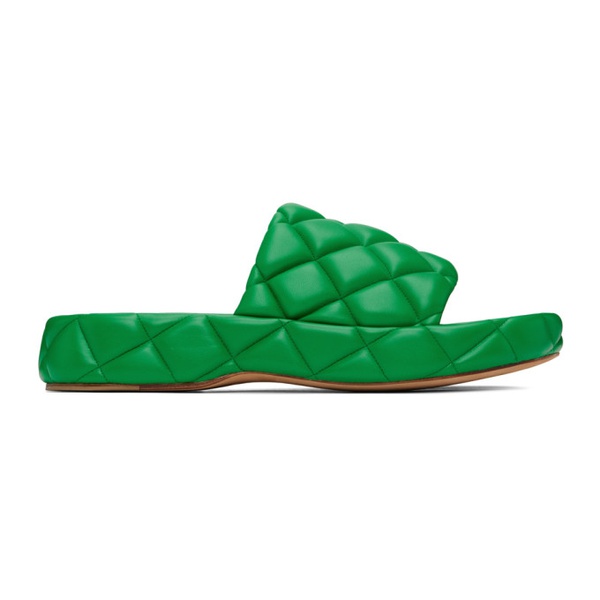 보테가베네타 보테가 베네타 Bottega Veneta Green Padded Sandals 222798M234021