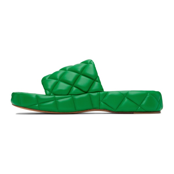 보테가베네타 보테가 베네타 Bottega Veneta Green Padded Sandals 222798M234021