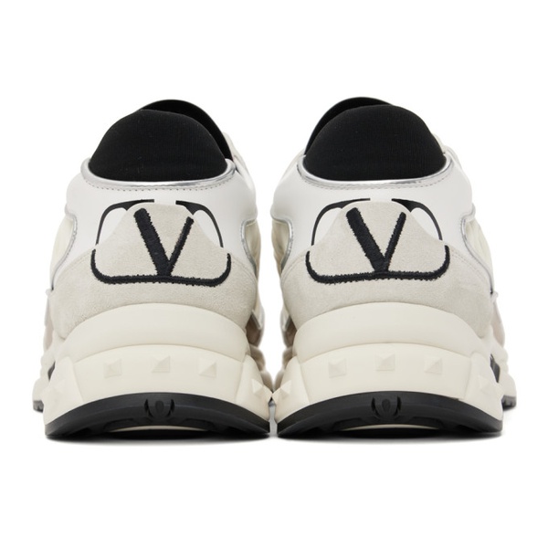  발렌티노 Valentino Garavani 오프화이트 Off-White Ready Go Runner Low Sneakers 222807F128010