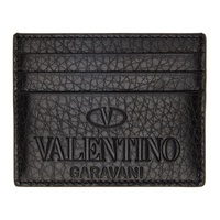 발렌티노 Valentino Garavani Black Identity Card Holder 222807M163013