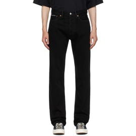 Calvin Klein Black Straight Fit Jeans 222824M186001