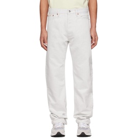 Calvin Klein White Straight-Leg Jeans 222824M186005
