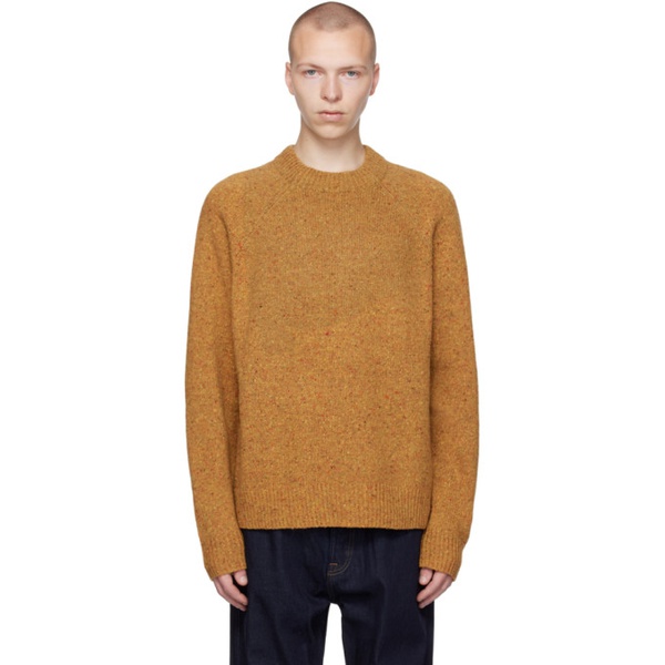 캘빈클라인 Calvin Klein Orange Marled Sweater 222824M201001