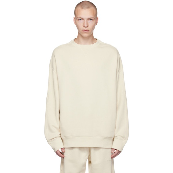 캘빈클라인 Calvin Klein 오프화이트 Off-White Heavyweight Sweatshirt 222824M204002