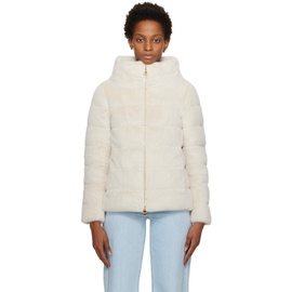 Herno 에르노 오프화이트 Off-White Lady Faux-Fur Jacket 222829F061092