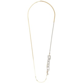 Bless Silver & Gold Materialmix Long Necklace 222852M145001