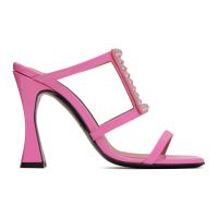 Les Petits Joueurs Pink Hoya Heeled Sandals 222855F125000
