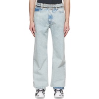 와이프로젝트 Y/Project Blue Y-Belt Jeans 222893M186019