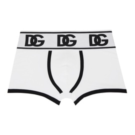 Dolce&Gabbana White Two-Way Stretch Boxers 231003M216017