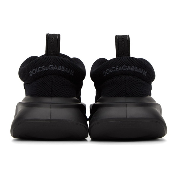 돌체앤가바나 Dolce&Gabbana Black Wave Sneakers 231003M237006