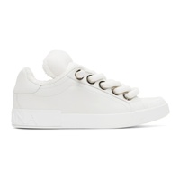 Dolce&Gabbana White Portofino Sneakers 231003M237072