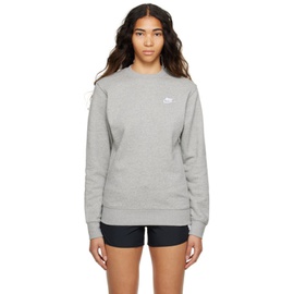 Nike Gray Sportswear Club Sweatshirt 231011F098031