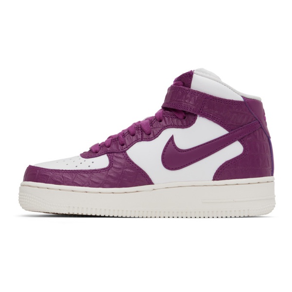 나이키 Nike Purple & White Air Force 1 07 Sneakers 231011F127017