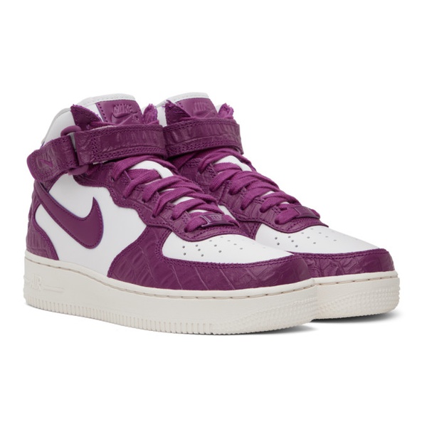 나이키 Nike Purple & White Air Force 1 07 Sneakers 231011F127017