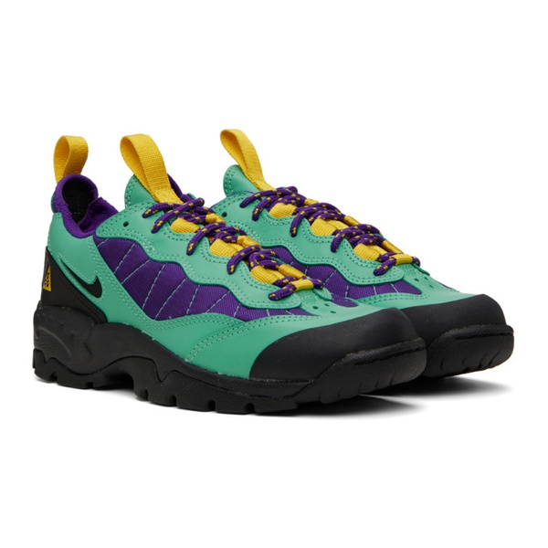 나이키 Nike Green & Purple Air Mada Sneakers 231011F127019