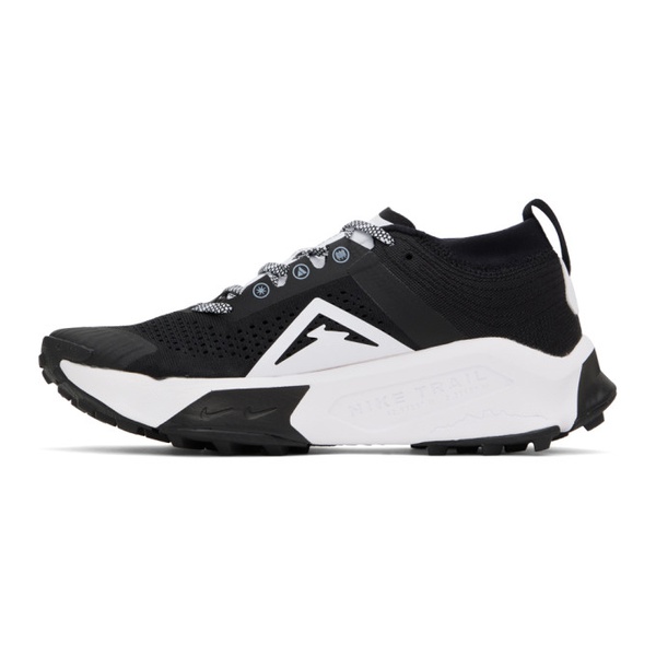 나이키 Nike Black & White ZoomX Zegama Trail Sneakers 231011F128034