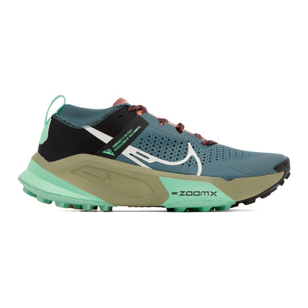 나이키 Nike Green ZoomX Zegama Trail Sneakers 231011F128035