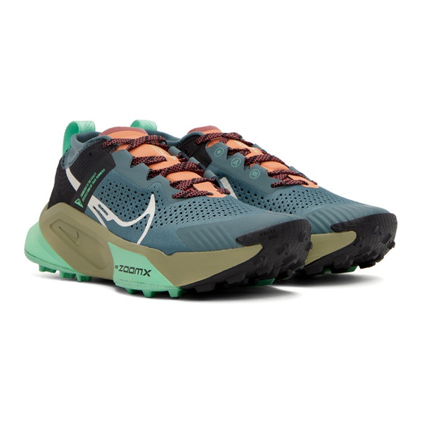 나이키 Nike Green ZoomX Zegama Trail Sneakers 231011F128035