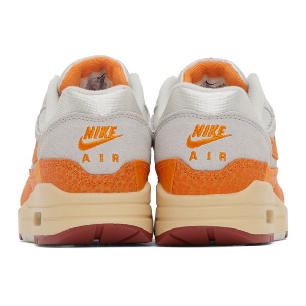 나이키 Nike Orange & Gray Air Max 1 Sneakers 231011F128054