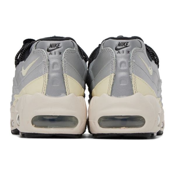 나이키 Nike Black & Silver Air Max 95 Sneakers 231011F128098