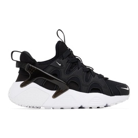 Nike Black & White Air Huarache Craft Sneakers 231011F128103