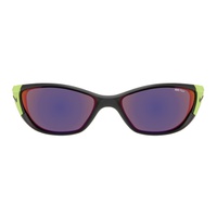 Black & Green Nike Zone-E Sunglasses 231011M134003