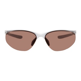 Nike White Aerial Sunglasses 231011M134006