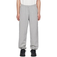 Nike Gray Solo Swoosh Lounge Pants 231011M190019