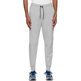 Nike Gray Sportswear Tech Fleece Lounge Pants 231011M190033