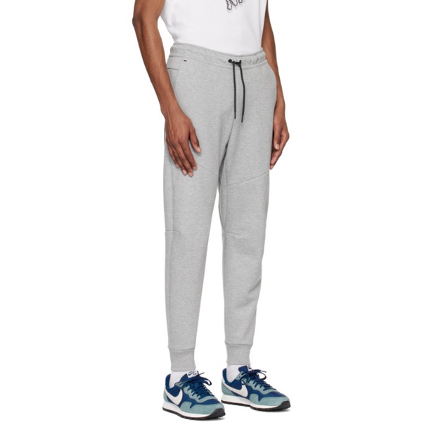 나이키 Nike Gray Sportswear Tech Fleece Lounge Pants 231011M190033