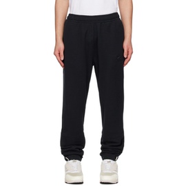 Nike Black Embroidered Lounge Pants 231011M190051