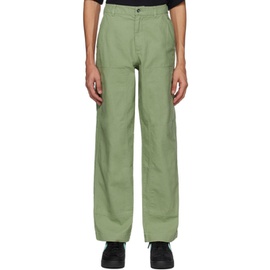 Nike Green Double Panel Trousers 231011M191006