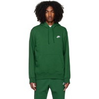 Nike Green Sportswear Club Hoodie 231011M202005
