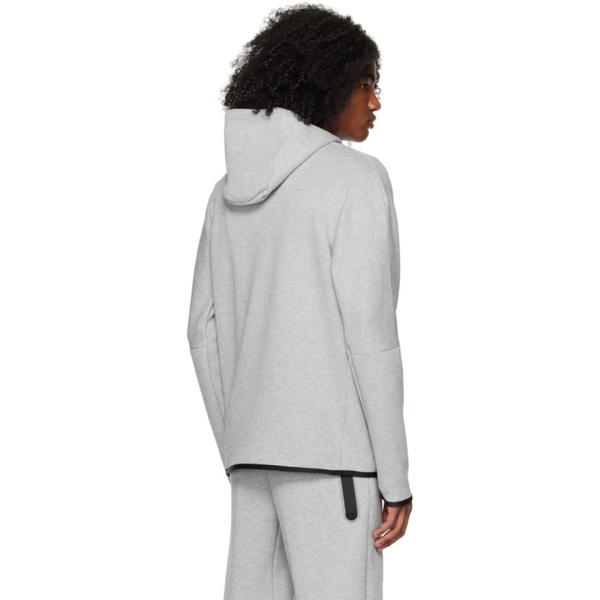 나이키 Nike Gray Sportswear Tech Fleece Hoodie 231011M202030
