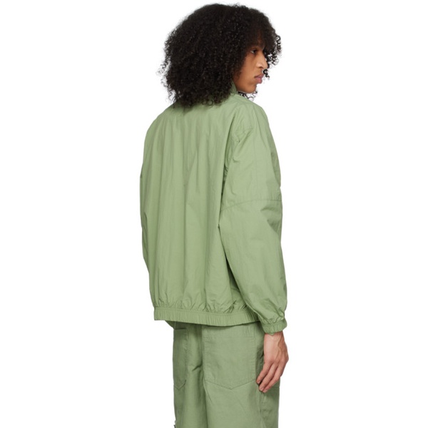 나이키 Nike Green Embroidered Jacket 231011M202032