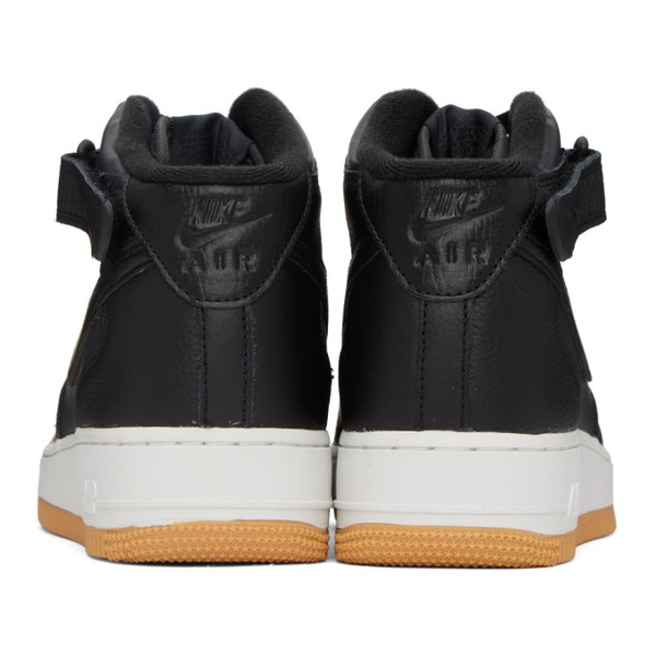 나이키 Nike Black Air Force 1 Mid 07 Sneakers 231011M236026