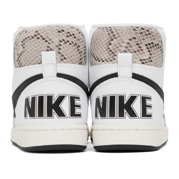나이키 Nike White Terminator High Sneakers 231011M236030