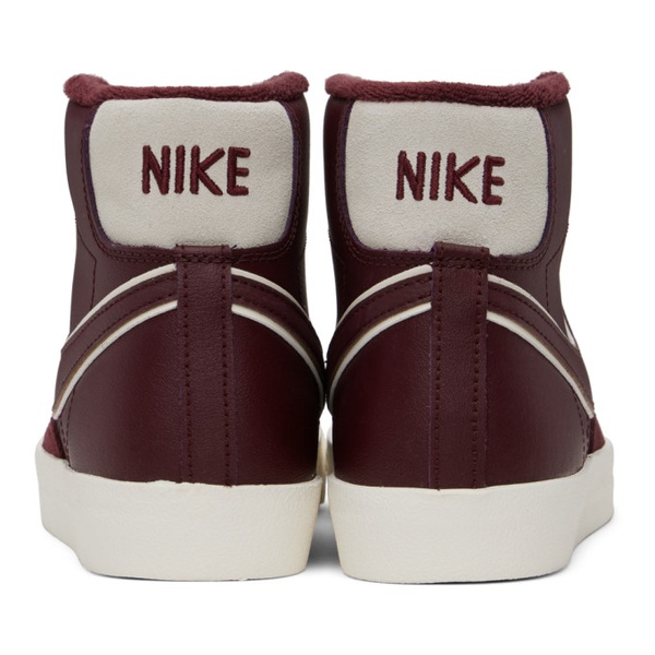 나이키 Nike Burgundy Blazer Mid 77 Sneakers 231011M236037