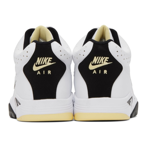 나이키 Nike White Air Flight Light Sneakers 231011M236046