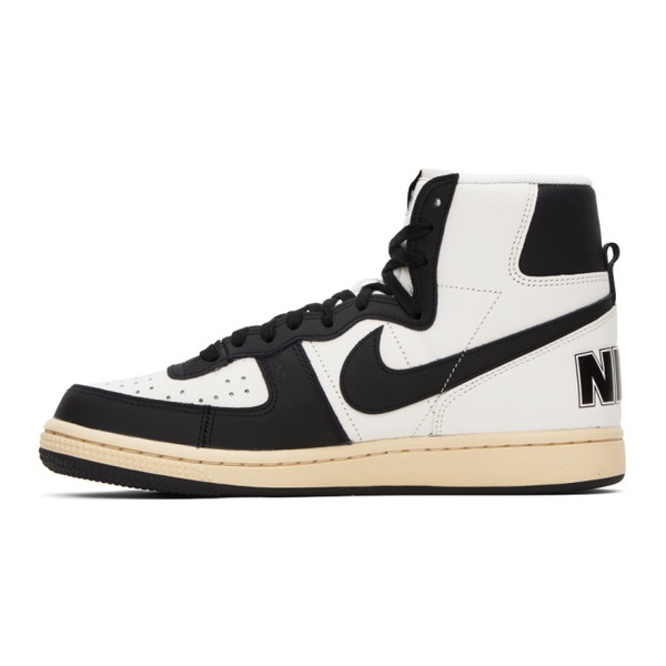 나이키 Nike White & Black Terminator High Sneakers 231011M236059