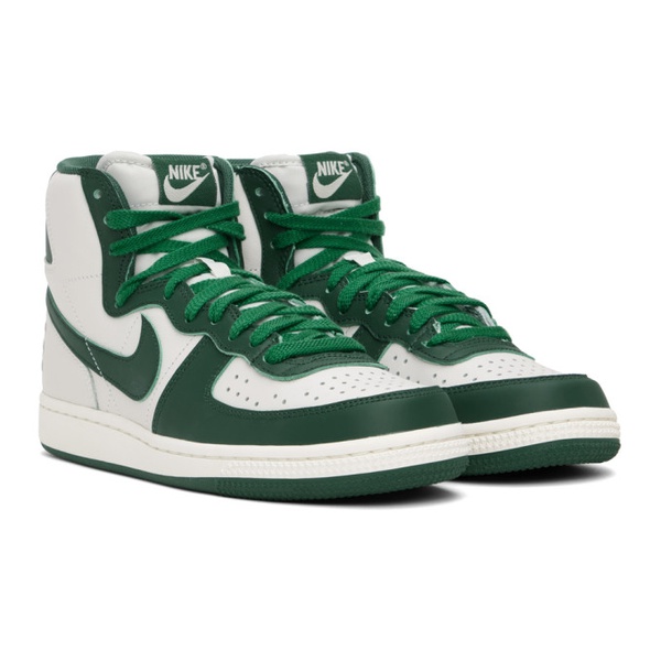 나이키 Nike Green & 오프화이트 Off-White Terminator High Sneakers 231011M236060