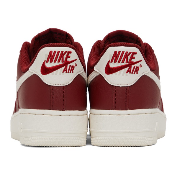 나이키 Nike Red Air Force 1 07 Premium Sneakers 231011M237069