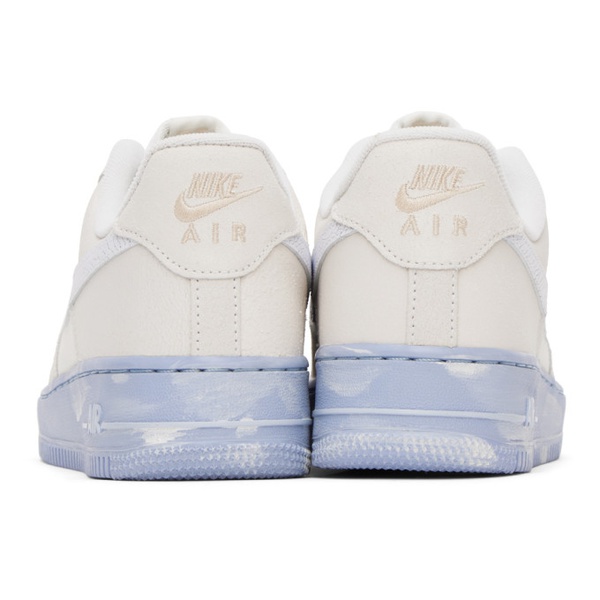 나이키 Nike 오프화이트 Off-White & Blue Air Force 1 07 LV8 EMB Sneakers 231011M237134